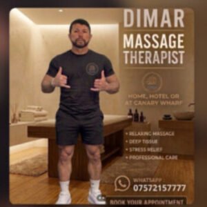 dimar offers gay massage in canary wharf london